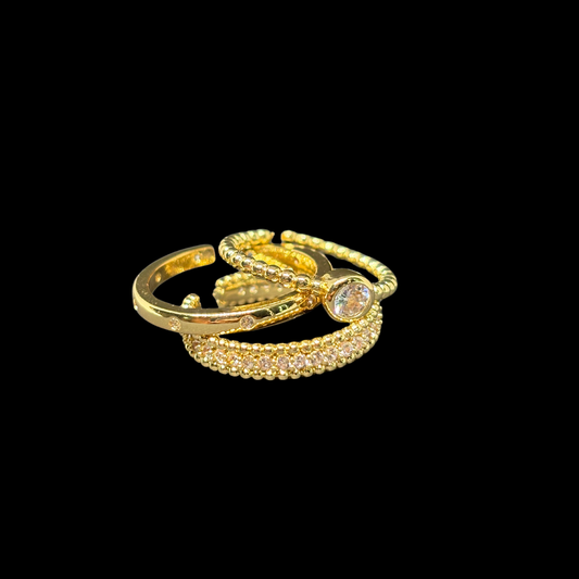 Aurora Stackable Ring Set