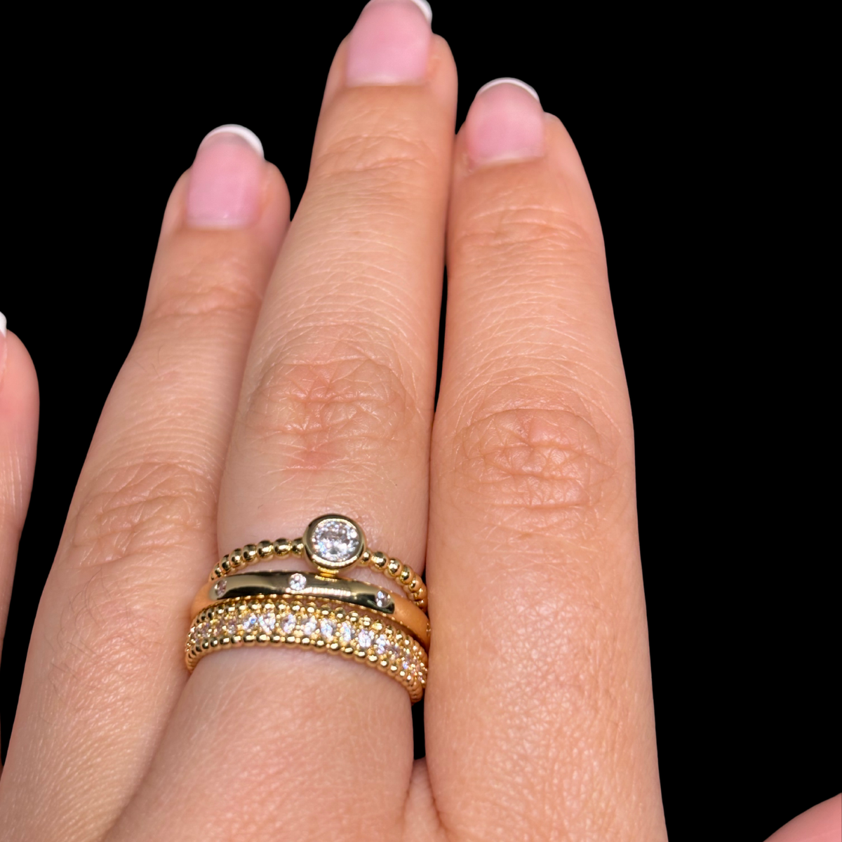 Aurora Stackable Ring Set