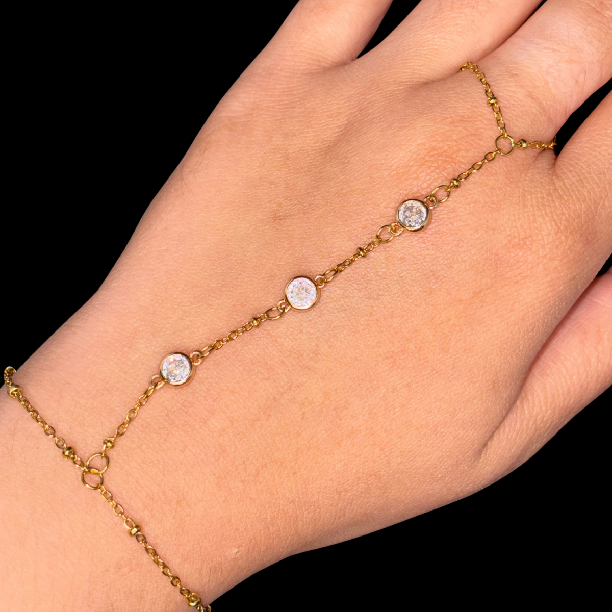 Diamanté Hand Chain