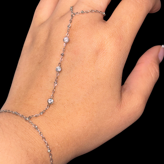 Mini Diamanté Hand Chain