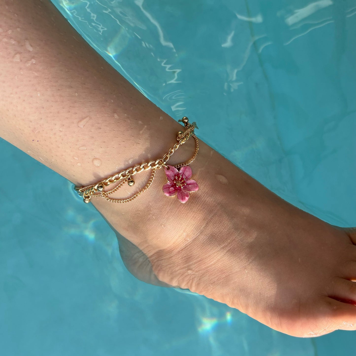 Flor Eterna Anklet