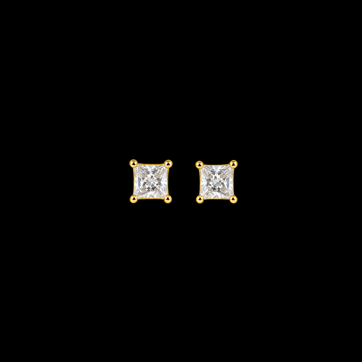 Belle Square Studs