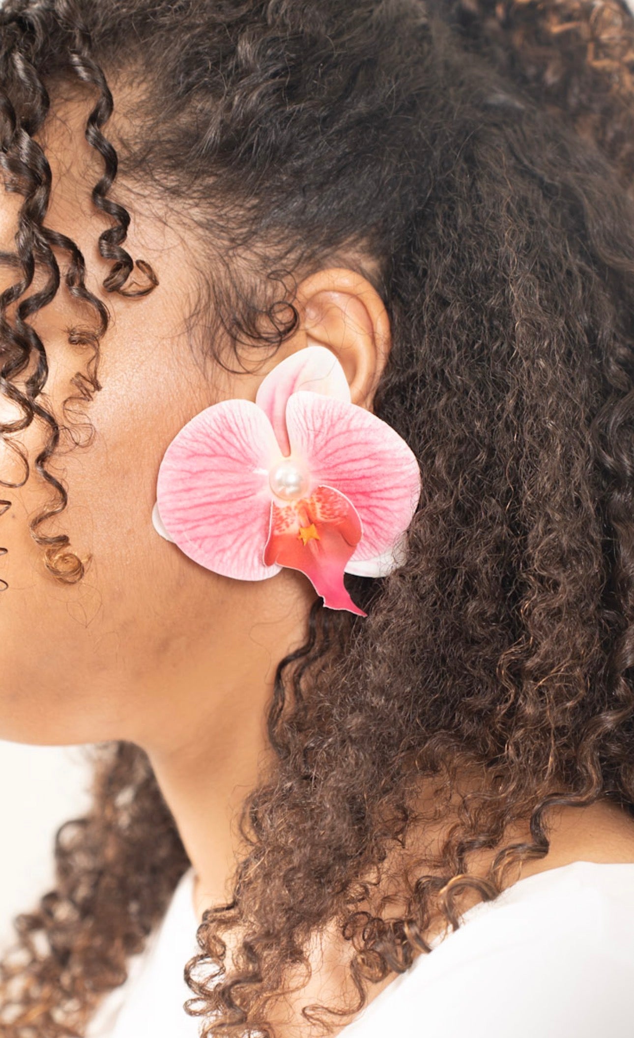 Orquídea Rosada Earrings