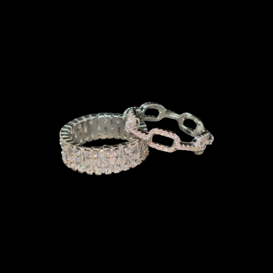 Radiance Duo Ring Set