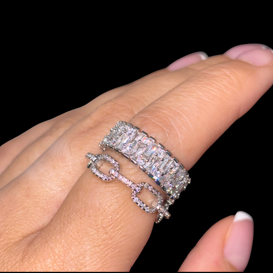 Radiance Duo Ring Set